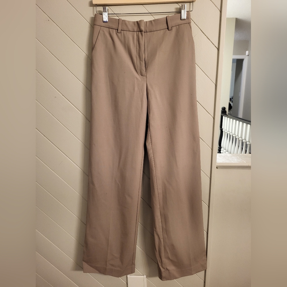ARITZIA BABATON | SIZE 4 TAN WOOL PANTS